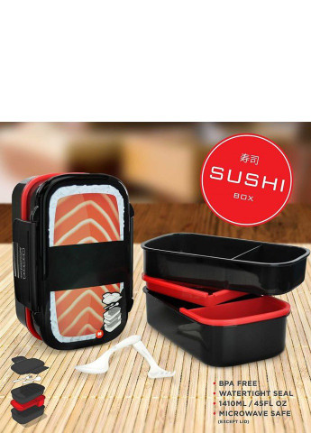 Ланч бокс Суши / Sushi Box, 1410 мл No Brand (252825157)