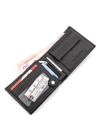 Мужской кожаный кошелек 12х9х3 см st leather (252128392)