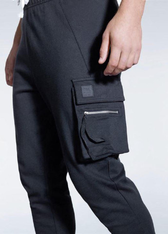 Черные кэжуал демисезонные зауженные брюки Everlast