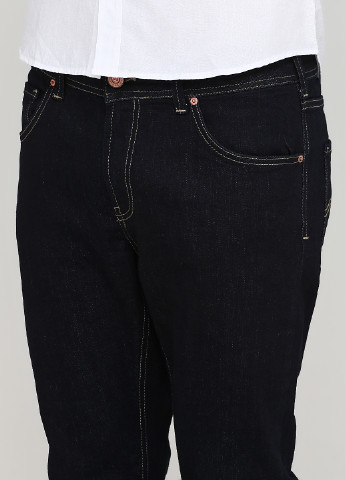 Темно-синие демисезонные зауженные джинсы Madoc Jeans