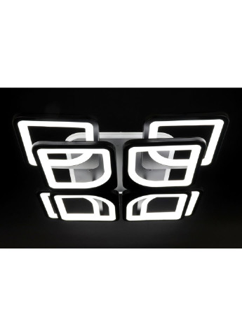 Люстра стельова LED з пультом A2281/4+4S-RGB-bk Чорний 11х43х43 см. Sunnysky (253630014)