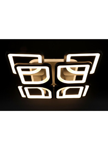 Люстра стельова LED з пультом A2281/4+4S-RGB-bk Чорний 11х43х43 см. Sunnysky (253630014)