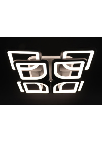 Люстра стельова LED з пультом A2281/4+4S-RGB-bk Чорний 11х43х43 см. Sunnysky (253630014)