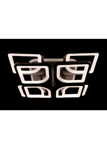 Люстра стельова LED з пультом A2281/4+4S-RGB-bk Чорний 11х43х43 см. Sunnysky (253630014)