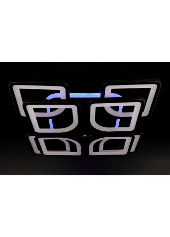 Люстра стельова LED з пультом A2281/4+4S-RGB-bk Чорний 11х43х43 см. Sunnysky (253630014)