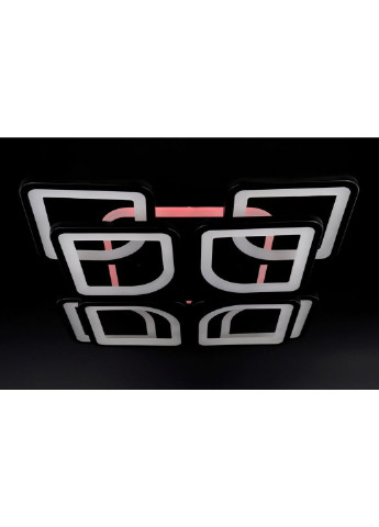 Люстра стельова LED з пультом A2281/4+4S-RGB-bk Чорний 11х43х43 см. Sunnysky (253630014)