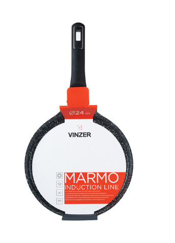 Сковорода млинна Marmo Induction Line 24 см (50416) Vinzer (253977083)