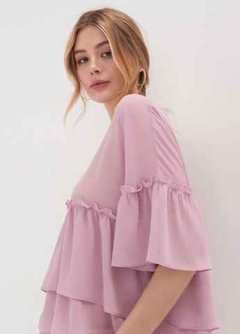 Розовая демисезонная блуза Sinsay