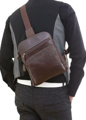 Мужская кожаная сумка 20х25,5х5 см Vintage (252130965)
