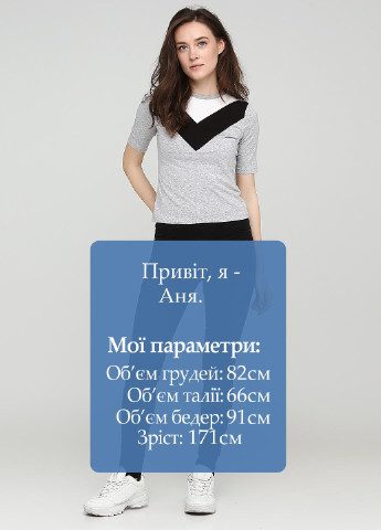 Черные демисезонные джеггинсы H&M