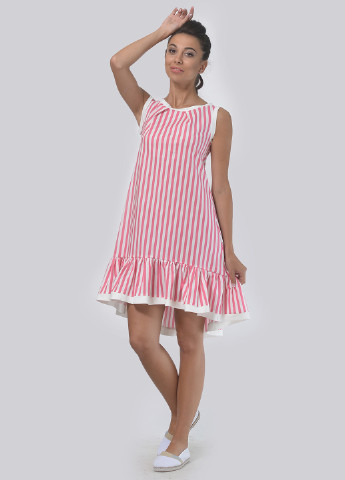 Розовое кэжуал платье а-силуэт Agata Webers