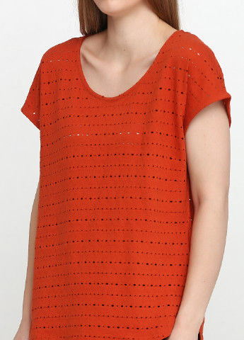 Оранжевая летняя блуза B.Young