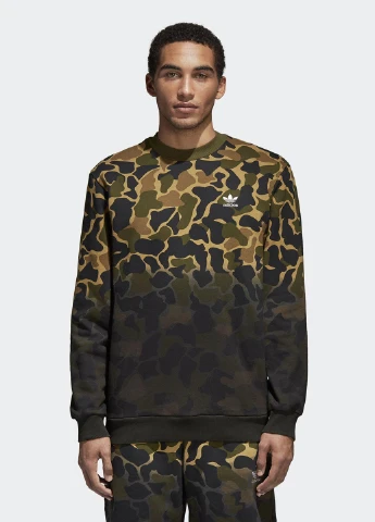 Хаки свитшот adidas камуфляжный (75675734)