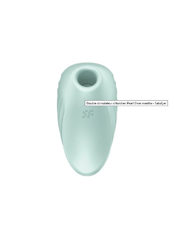 Вакуумний кліторальний стимулятор із вібрацією Pearl Diver Mint Satisfyer (254785220)