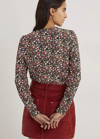 Комбинированная блуза на запах Boden