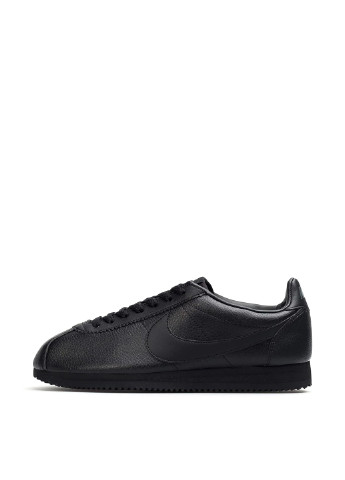 Чорні всесезон кросівки Nike Classic Cortez Leather
