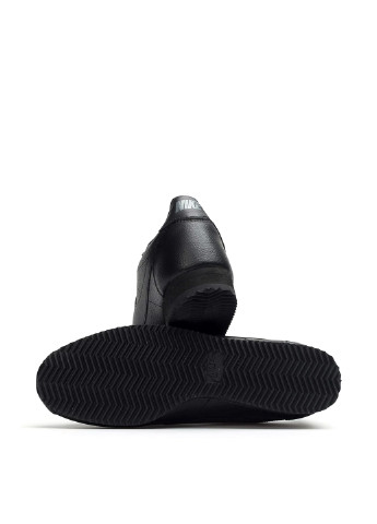 Черные всесезонные кроссовки Nike Classic Cortez Leather