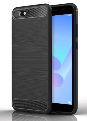 Чохол для мобільного телефону (смартфону) Laudtec для Huawei Y6 2018 Carbon Fiber (Black) (LT-HY62018B) BeCover (201492371)