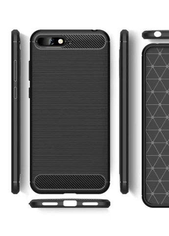Чохол для мобільного телефону (смартфону) Laudtec для Huawei Y6 2018 Carbon Fiber (Black) (LT-HY62018B) BeCover (201492371)