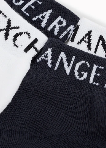 Комбинированные носки (2 пары) Armani Exchange логотипы (333193544)