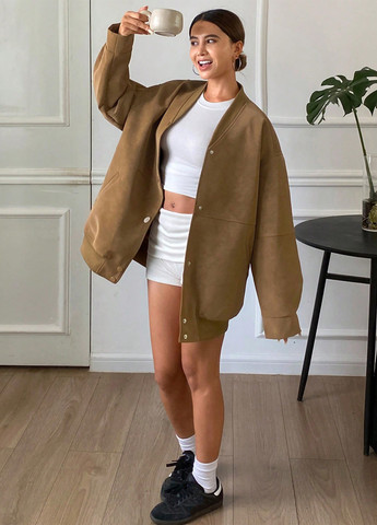 Бомбер SHEIN на кнопках (342382362)