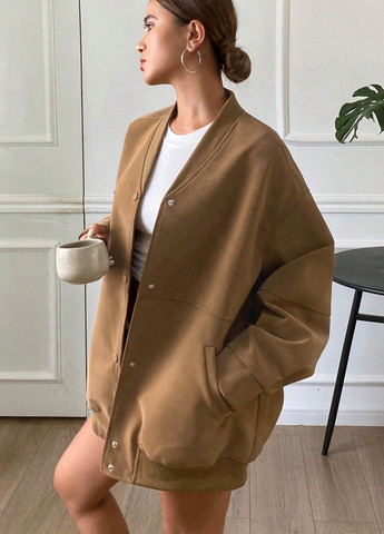 Бомбер SHEIN на кнопках (342382362)