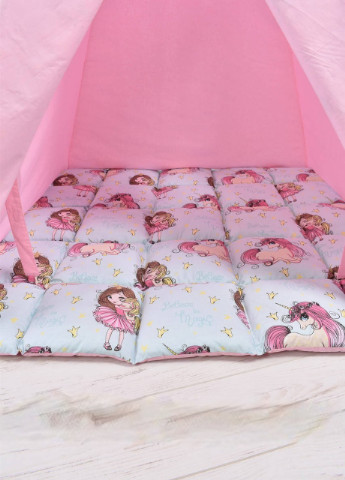 Палатка детская Вигвам для девочки с Принцессами, с матрасиком и подушкой, Подвеска сердечко - в подарок Украина (256519562)
