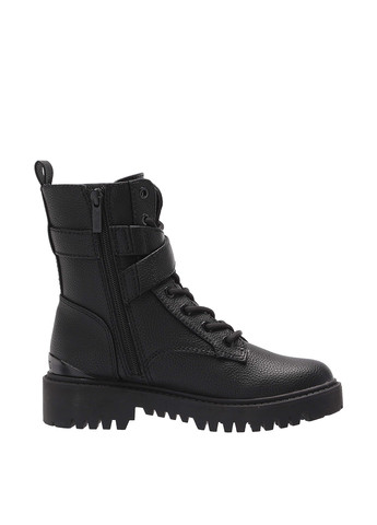 Осенние ботинки берцы Guess со шнуровкой, с пряжкой, с логотипом из искусственной кожи