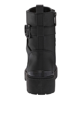 Осенние ботинки берцы Guess со шнуровкой, с пряжкой, с логотипом из искусственной кожи