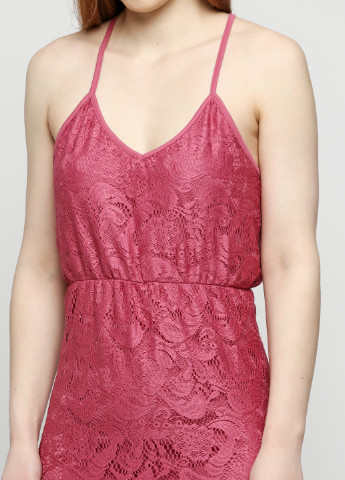 Темно-розовое кэжуал платье NLY TREND однотонное