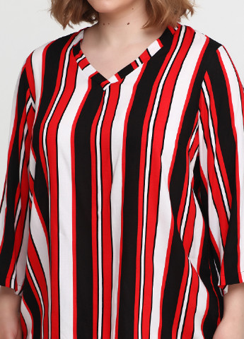 Костюм (блуза, капри) Adia Fashion брючный полоска комбинированный кэжуал