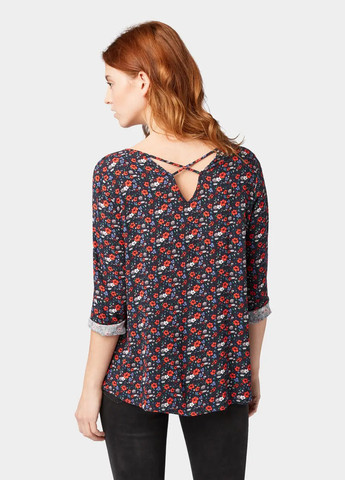 Тёмно-синяя блуза Tom Tailor