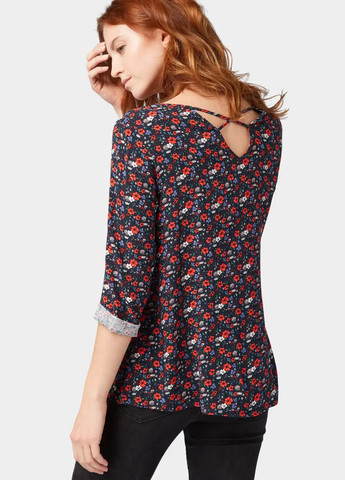 Тёмно-синяя блуза Tom Tailor