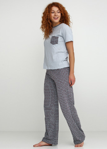 Комбинированная всесезон пижама (футболка, брюки) Jhiva