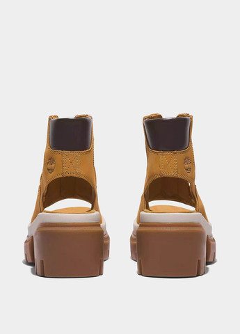 Горчичные босоножки Timberland на молнии с логотипом, на тракторной подошве
