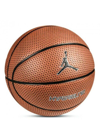 М'яч баскетбольний Jordan Hyper Elite 8P Size 7 Amber / Black / Metallic Silver / Black (J.KI.00.858.07) Nike (253677569)