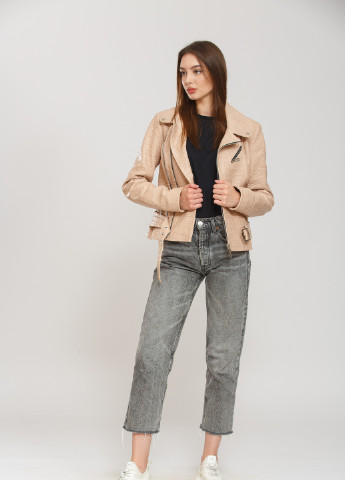 Бежевая демисезонная куртка бежевый Sacha Pacha