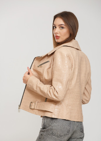 Бежевая демисезонная куртка бежевый Sacha Pacha