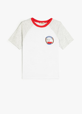 Біла літня футболка KOTON