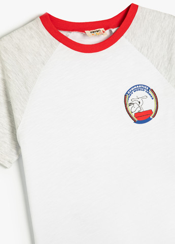 Біла літня футболка KOTON