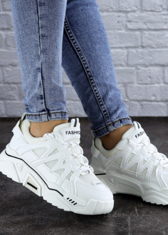 Белые демисезонные кроссовки женские cher 2120 40 размер 24 см белый Fashion