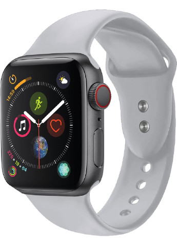 Силиконовый ремешок Oryx-42ML для Apple Watch 42-44 мм 1/2/3/4/5/6/SE Promate oryx-42ml.grey (216034104)