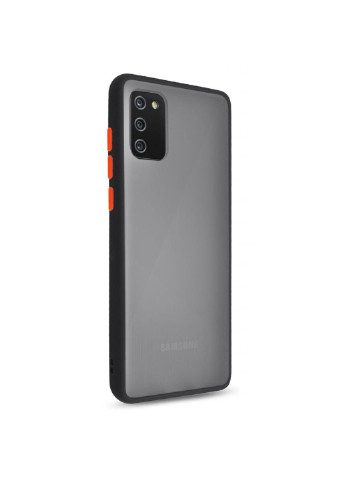 Чехол для мобильного телефона Samsung A02s Frame (Matte PC+TPU) Black (MCMF-SA02SBK) MakeFuture (252571629)