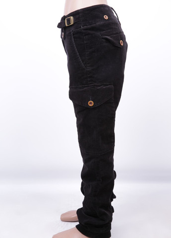 Черные кэжуал демисезонные карго, прямые брюки Ralph Lauren