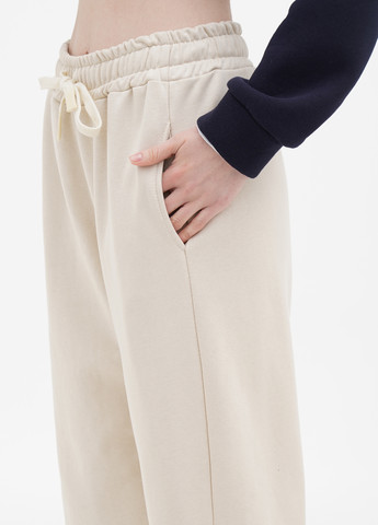Бежевые кэжуал демисезонные джоггеры брюки Made in Italy