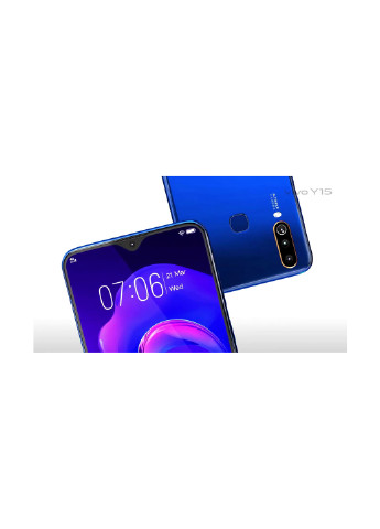 Смартфон Vivo y15 4/64gb aqua blue (137494207)