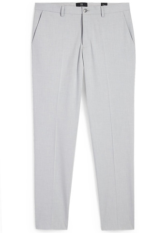 Серые кэжуал, классические демисезонные классические, прямые брюки C&A