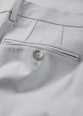 Серые кэжуал, классические демисезонные классические, прямые брюки C&A