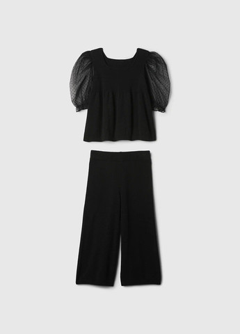 Чорний демісезонний костюм (блуза, штани) брючний Gap