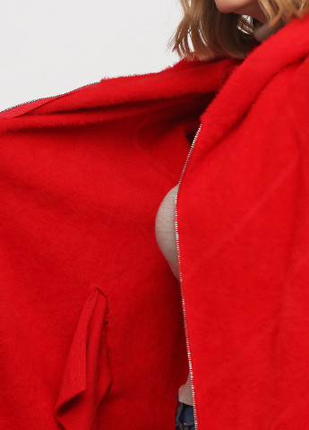 Красное демисезонное Пальто однобортное Basconi